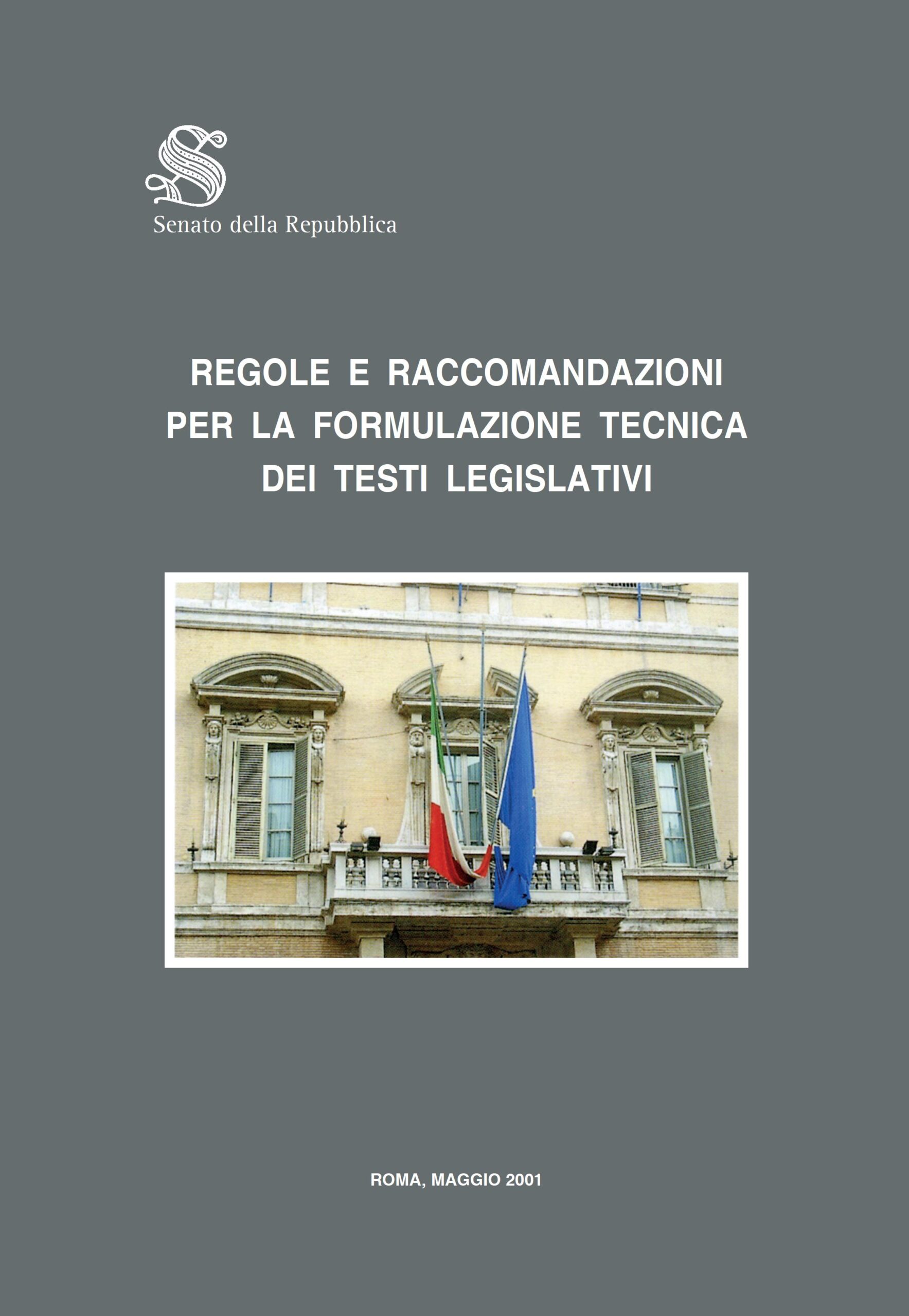 2001 - Regole e raccomandazioni per la formulazione tecnica